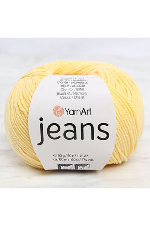 Yarnart Jeans Açık Sarı El Örgü İpliği - 88