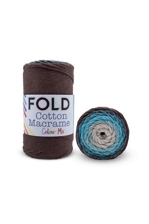 Fold Pamuk Makrome Batik Örgü İpi -2028 Colour Mix