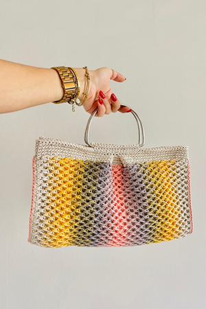 Batik İp Çanta Örgü Kiti Colour Mix Gold 