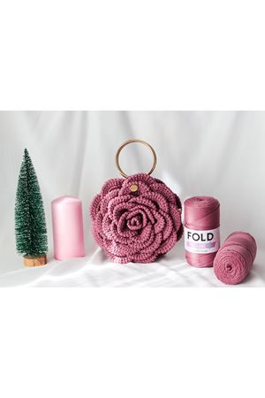 Fold Yarn Makrome No:4 - 090 Polyester Makrome Ipi 2 Mm - 200 gr -230 M Supla Ip Çanta Ipi