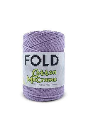 Fold Cotton Makrome - Lila Pamuk Makrome Pamuk İp Çanta ipi