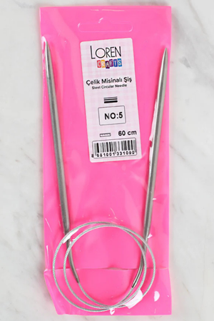 LOREN CRAFTS 5 MM ÇELİK MİSİNALI ŞİŞ 60 CM