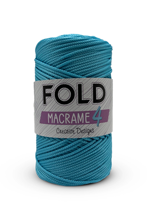 Fold Yarn Makrome No:4 - 230 Polyester Makrome Ipi 2 Mm - 200 gr -230 M Supla Ip Çanta Ipi