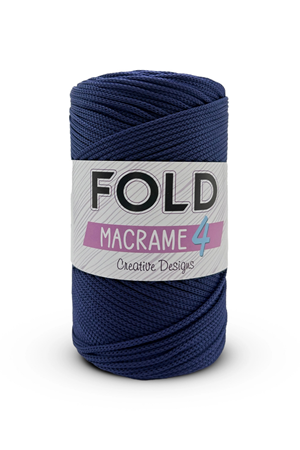 Fold Yarn Makrome No:4 - 262 Polyester Makrome Ipi 2 Mm - 200 gr - 230 M Supla Ip Çanta Ipi