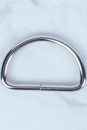 Gümüş Metal D Halka 3,2cm 4'lü Paket