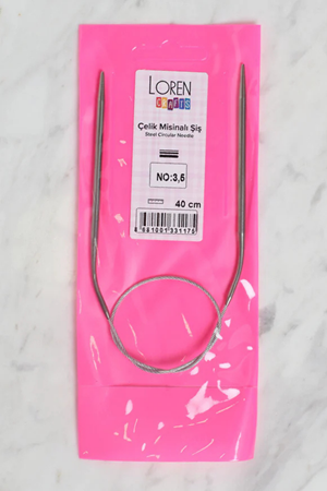 LOREN CRAFTS 3,5 MM ÇELİK MİSİNALI ŞİŞ 40 CM