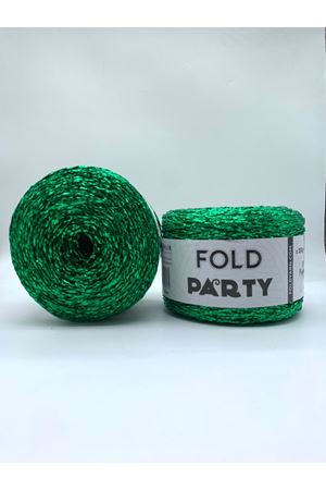 Fold Party - Yeşil Metalik Büküm İp 250 Gr 