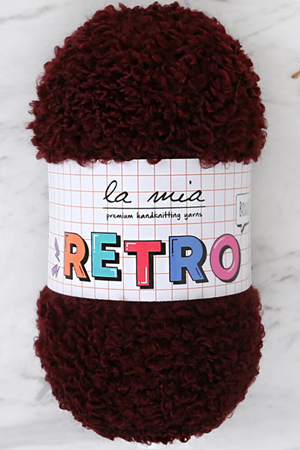 La Mia RETRO Koyu Kahverengi El Örgü İpi - LM3201