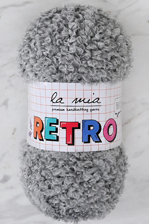 La Mia RETRO Gri El Örgü İpi - LM6805
