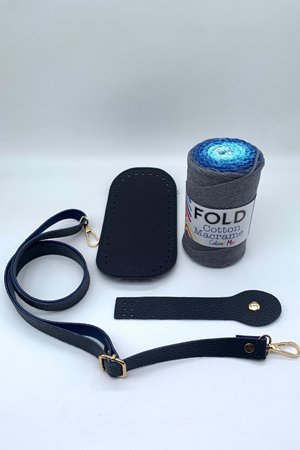 Colour Mix Çanta Örgü Kiti Taban 10x20cm Askı 130cm