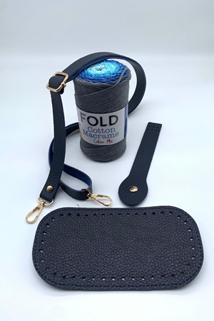 Colour Mix Çanta Örgü Kiti Taban 10x20cm Askı 130cm