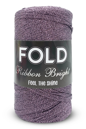 Ribbon Bright Gece Moru - Simli Ribbon Örgü İpi %100 Premium Sim Lase