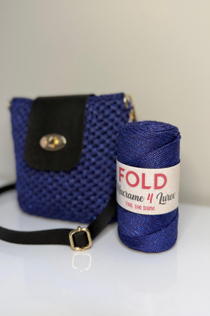 Telefon Çantası Örgü Kiti Simli No.4 Klipsli Telefon Kiti