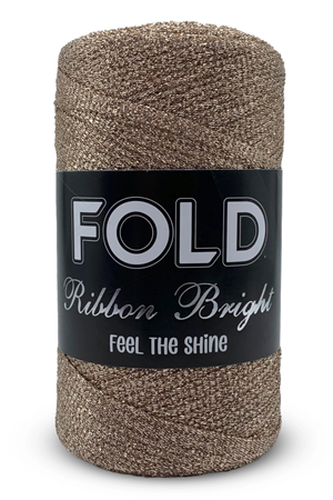 Ribbon Bright Bronz 6429 - Simli Ribbon Örgü İpi %100 Premium Sim Lase