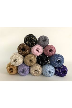 Marilyn Mor 8070  Simli İp Örgü İpi 100 Gram 310 Metre