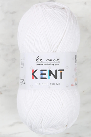 La Mia Kent Beyaz El Örgü İpi - L001