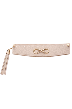 Dikişli Tokalı Çanta Ağzı Krem 25x6cm Çanta Aksesuarı 