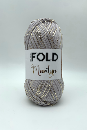 Marilyn Açık Gri 9102A Simli İp Örgü İpi 100 Gram 165 Metre