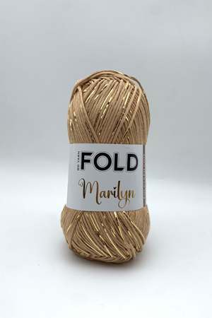 Marilyn Gold 3430 Simli İp Örgü İpi 100 Gram 165 Metre