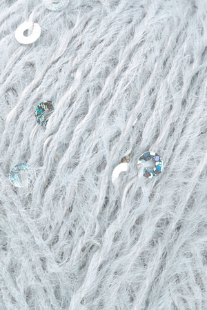 La Mia Club Paillettes Buz Mavi El Örgü İpi - 604 -Pullu İp