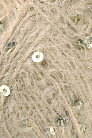 La Mia Club Paillettes Bej El Örgü İpi - 618 - Pullu İp