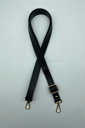 Sürgülü Siyah Çanta Askısı Ayarlanabilir 135x2cm 