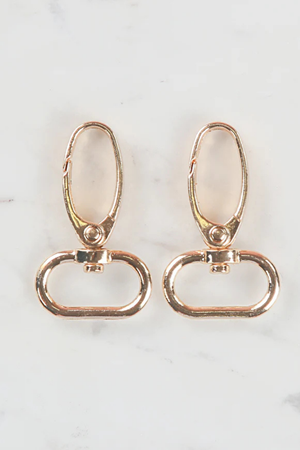 2.5 cm 2'li Altın Rengi Çanta Kancası 