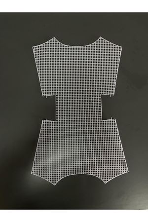 Plastik  Çanta Kanvası (50x32cm)