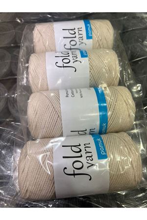 Fold Pamuk Makrome 1 kilogram Ekru