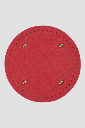  Çanta Tabanı Yuvarlak 22 cm Kırmızı