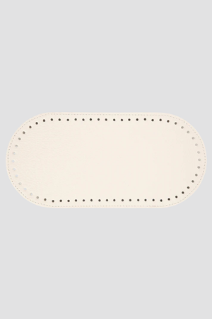 Oval Çanta Tabanı 27x13 cm Krem