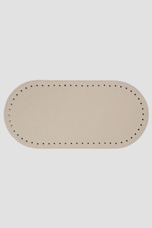Oval Çanta Tabanı 27x13 cm Bej