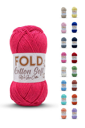 Cotton Soft - Fuşya Pamuk Ip 100 Gram