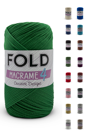 Fold Yarn Makrome No:4 - 172 Polyester Makrome Ipi 2 Mm - 200 gr - 230 M Supla Ip Çanta Ipi