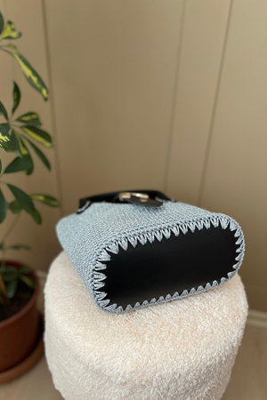 Simge Simli İp Gold  %100 Sim Taba Dil kapak Çanta Örgü Kiti 