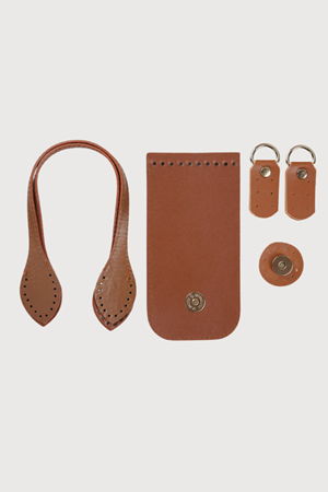 Fashion Bag Çanta Kiti 8,5x17 cm Taba Örgü Kiti