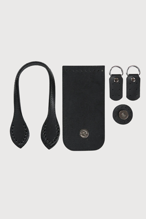 Fashion Bag Çanta Kiti 8,5x17 cm Siyah Örgü Kiti