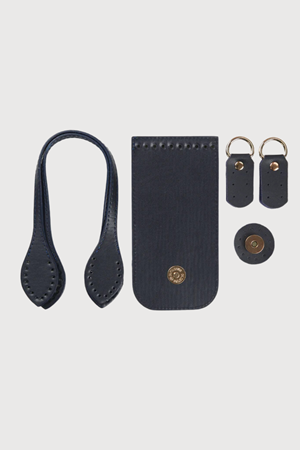 Fashion Bag Çanta Kiti 8,5x17 cm Lacivert Örgü Kiti