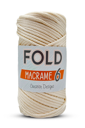 Fold Yarn Polyester Makrome İpi No:6 %100 PP - 010 - 3 Mm - 250 gr 115 M Supla Ip Ve Çanta Ipi