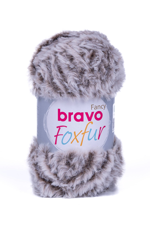 Bravo Foxfur 79 Kahve 100 Gr 50 Mt Kürk ipi Örgü İpi