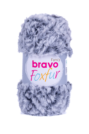 Bravo Foxfur 80 Antrasit 100 Gr 50 Mt Kürk ipi Örgü İpi 