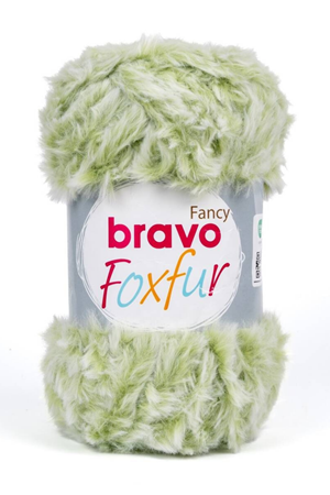 Bravo Foxfur 93 Yeşil 100 Gr 50 Mt Kürk ipi Örgü İpi