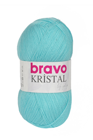 Bravo Kristal İp Cam Göbeği 755 if İpi 100 gr - 475 m Örgü İpi