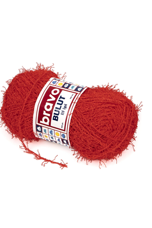 Bravo Bulut 408 Nar Çiçeği Sert Lif İpi 100 Gr 100 Mt Örgü İpi