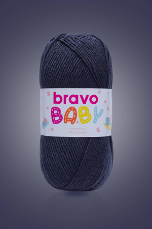 Bravo Baby Siyah Anti Piiling 100 Gr 250 Mt