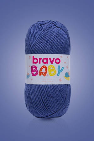 Bravo Baby Havacı Mavi 750 Anti Piiling 100 Gr 250 Mt 