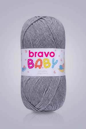Bravo Baby Gri 930 Anti Piiling 100 Gr 250 Mt