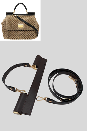 Marka Model Çanta Kiti Acı Kahve Çanta Aksesuarı Örgü Kiti Çanta Askısı