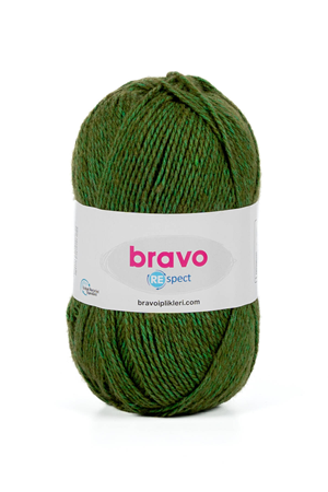Respect - 30 Yeşil - 100g / 230m Örgü İpi Pamuk Akrilik