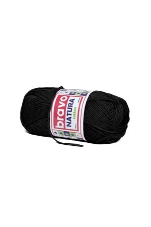 Natura Cotton Siyah 101 Pamuk İplik 100gr 200mt 
